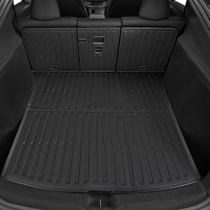 Cargo Mat for 2025 2026 Tesla Model Y Juniper Accessories (Not fit Standard), Full Coverage All Weather Trunk Cargo Liner with Backrest Protectors for Model Y 5 Seats