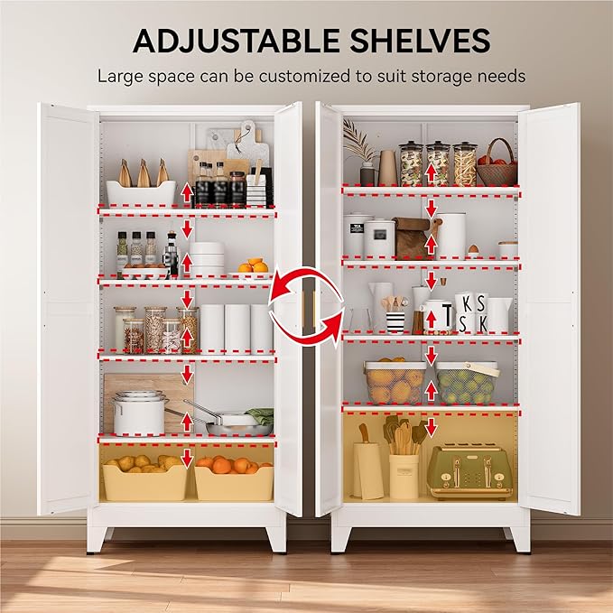 COFaR 71" Tall Pantry Cabinet
