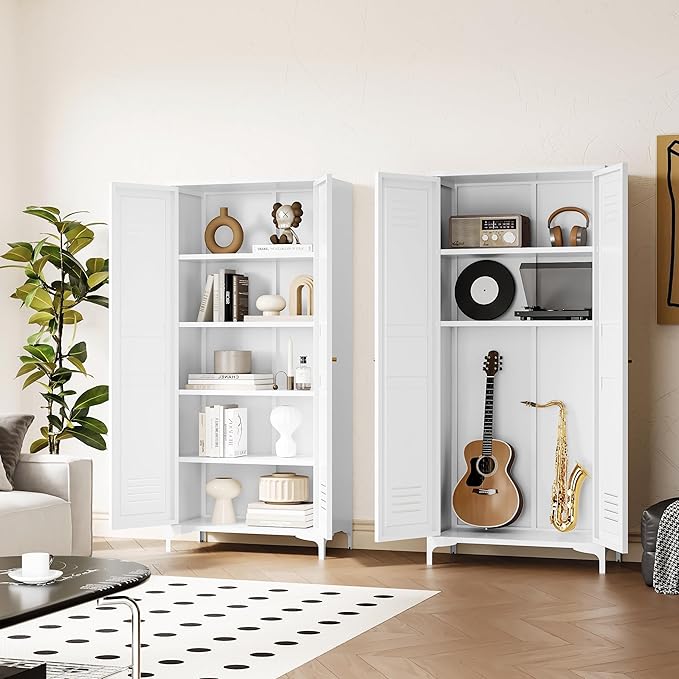 Metal Storage Cabinet-61” Tall Steel File Cabinets
