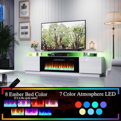 AMERLIFE Fireplace TV Stand