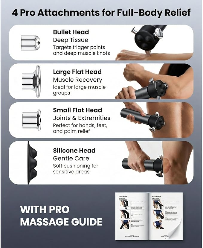 BOB AND BRAD VibeFlow Vibration Massager, FSA-HSA Eligible, 116Hz Deep Tissue