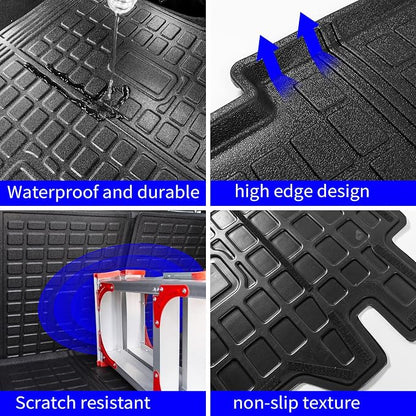 Rongtaod Floor Mats Compatible with 2021-2025 2026 Nissan Rogue Trunk Liner Cargo Mat Cargo Liner Back Seat Cover Protector 2024 Nissan Rogue Accessories (Floor Mats+Backrest Mats+Trunk Mat)