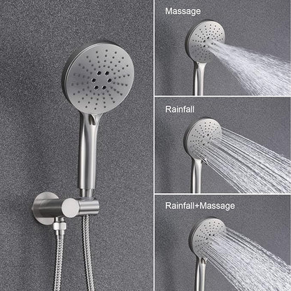 Iriber Shower System Wall Mounted Shower Faucet Mixer Set