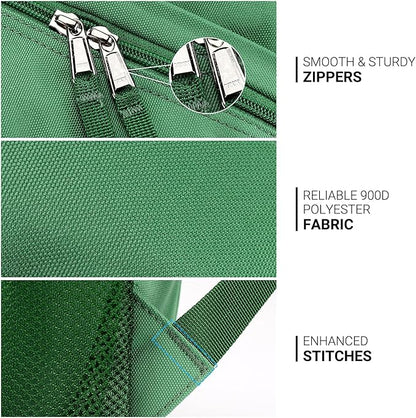 ZORFIN 26L Backpack for College, and Travel: Water Resistant Bookbag - Lemon Green