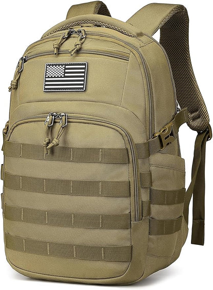 Wotony Military tactical backpack, backpack for men black small tactical assault bag