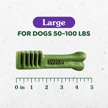 Greenies Weight Management Large Dog Dental Chews Weight Control Dog Treats, 27 oz. Pack (17 Treats)