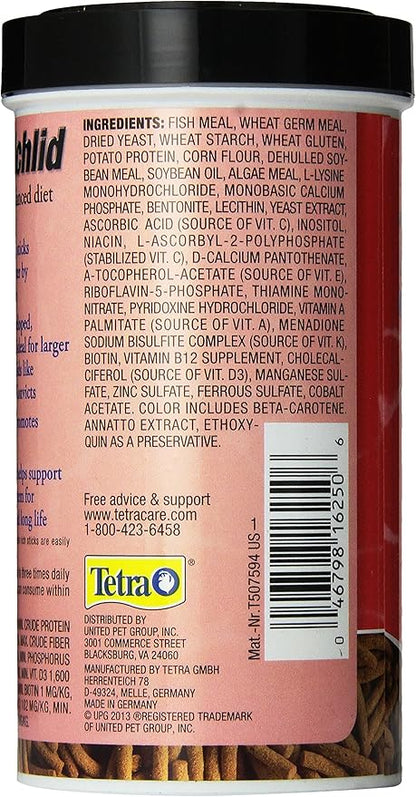 TetraCichlid Floating Cichlid Sticks 5.65 Ounces, Nutritionally Balanced Diet