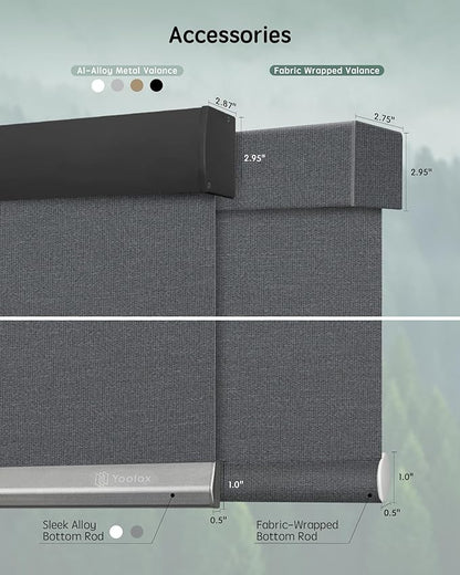Yoolax Motorized Blinds with Remote, Smart Blinds