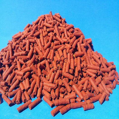 Aquatic Foods Inc. Beef Heart Mix 1/8" x 7/16" Sinking Sticks for Discus, Cichlids, Carnivores, Plecos, Catfish, Shrimp, Snails, All Community Tropical Fish…2-lbs