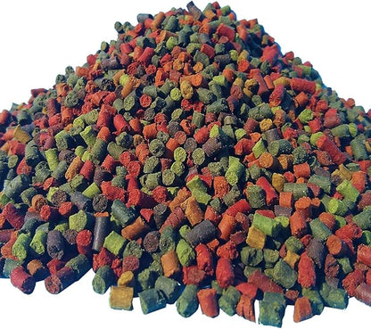 Aquatic Foods Inc. Ultra 8 Type 1/8" x 5/16" Sinking Tropical Mix Bits, Shrimp, Snails, Discus, Cichlids, Pelcos, Cories, All Community Tropical Fish…1/8-lb