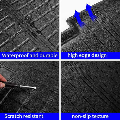 Rongtaod Floor Mats Compatible with 2021-2025 2026 Nissan Rogue Trunk Mat Cargo Mat Cargo Liner All Weather Floor Liner 2024 Rogue Accessories (Trunk Mat+Floor Mats)