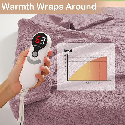Electric Heated Blanket Full Size 72"×84"