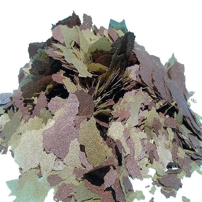 Aquatic Foods Inc. Flakes - 45% California Blackworm & Spirulina Green GRO Flake Mix for Discus, Cichlids, Tetras, Guppies, Live Bearers, Pond Fish, ATropical Fish - Premium AF Flakes - 1-lbs