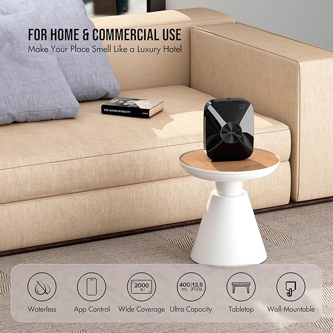 Airversa Smart Waterless Essential Oil Diffuser Scent Air Machine