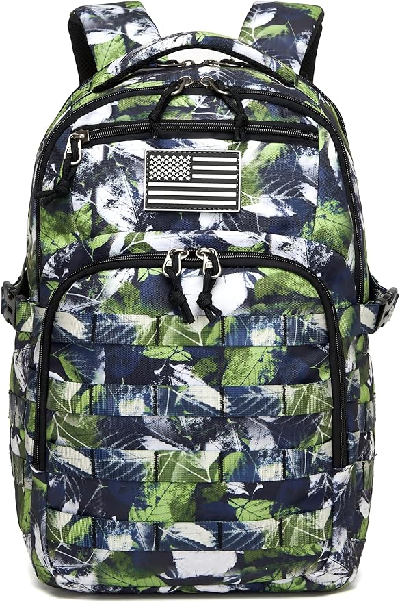 Wotony Military tactical backpack, backpack for men black small tactical assault bag
