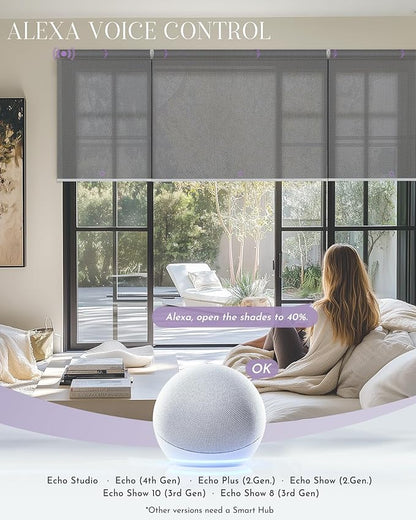 Graywind Smart Coupled Roller Shades Compatible