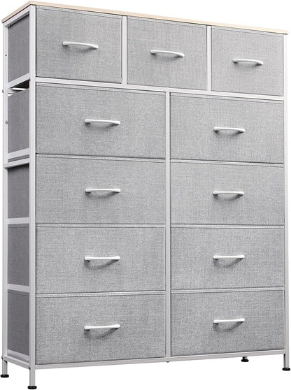 WLIVE Tall Dresser for Bedroom, Fabric Dressers Storage Tower, Dresser & Chest