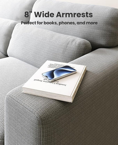 Amada 40" Oversized Accent Sofa Chair, Modern Armchair with Deep Seat, Comfy Upholstered Large Reading Chair with Removable Washable Covers for Living Room & Bedroom Office