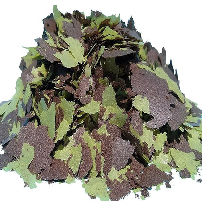 Aquatic Foods Inc. Flakes - 45% California Blackworm & Vegetable Flake Mix for Discus, Cichlids, Tetras, Guppies, Live Bearers, Pond Fish, All Community Tropical Fish Premium AF Flakes - 1/8-lb
