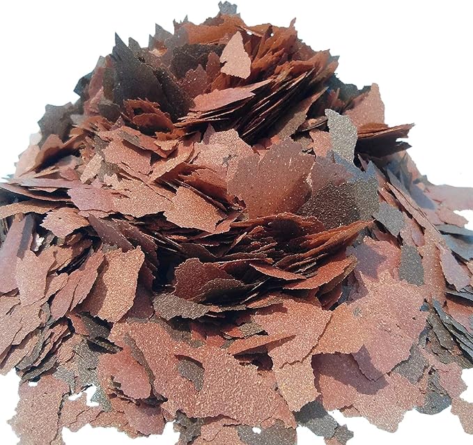 Aquatic Foods Inc. Flakes - 45% California Blackworm & Cichlid Red GRO Color Flake Mix for Discus, Cichlids, Tetras, Guppies, Live Bearers, All Community Tropical Fish - Premium AF Flakes - 1/8-lbs