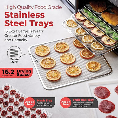 Magic Mill Premium Food Dehydrator Machine 800W Dryer