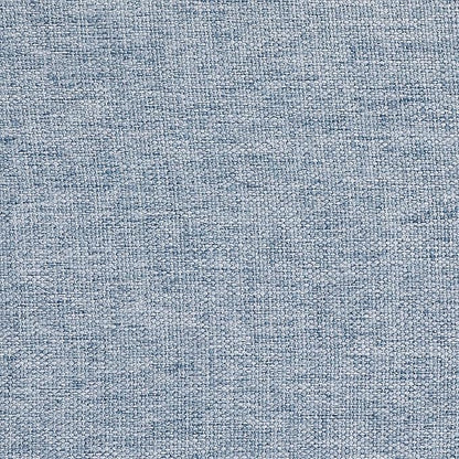 AAAAAcessories D-Shaped Chair Cushions, 2" Thick Dining Chair Pads with Ties and Removable, Machine-Washable Cover, 17" x 16", Set of 2, Light Blue