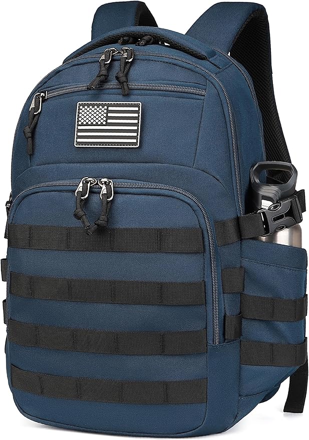 Wotony Military tactical backpack, backpack for men black small tactical assault bag
