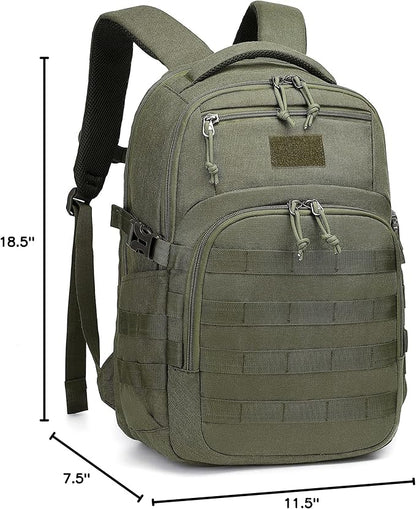 Wotony Military tactical backpack, backpack for men black small tactical assault bag