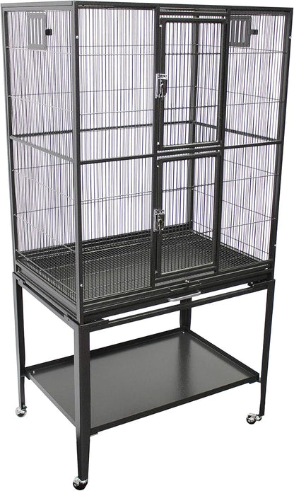 Brisbane Cage & Starter Package for Sugar Gliders - Includes Durable Cage, Healthy Food Variety, Exercise Wheel, Food Dishes, Water Bottle & Nest Pouch