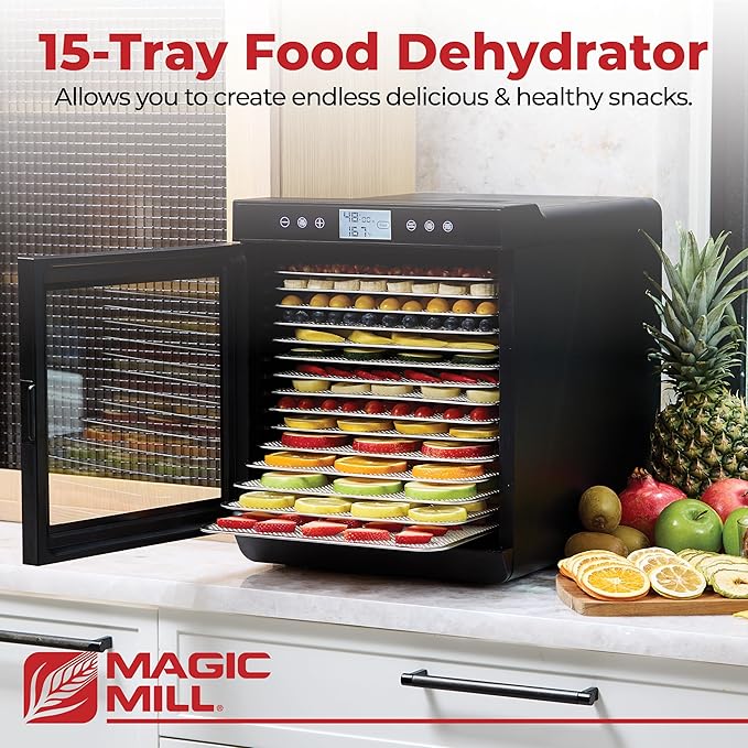 Magic Mill Premium Food Dehydrator Machine 800W Dryer