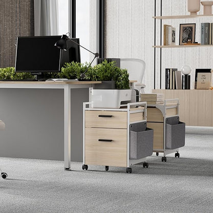 EUREKA ERGONOMIC 2-Drawer Mobile File Cabinet