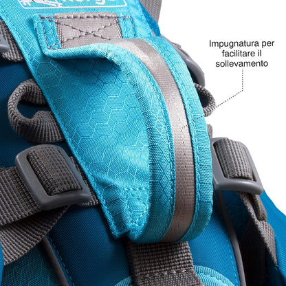 Kurgo Dog Saddlebag Backpack, Back Pack Dog Harness, Hiking Pack for Dogs, Packs for Pets to Wear, Camping & Travel Vest Harness, Reflective, Lightweight, Baxter Pack for Medium & Large Pets