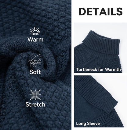 cyeollo 4XL Dog Sweater, Stretchable & Cozy Warm Dog Sweaters for Large Dogs Boy, Pullover Knit Fall Winter Sweatshirt Big Dogs Clothes, Doberman Great Dane Apparel, Navy XXXXL