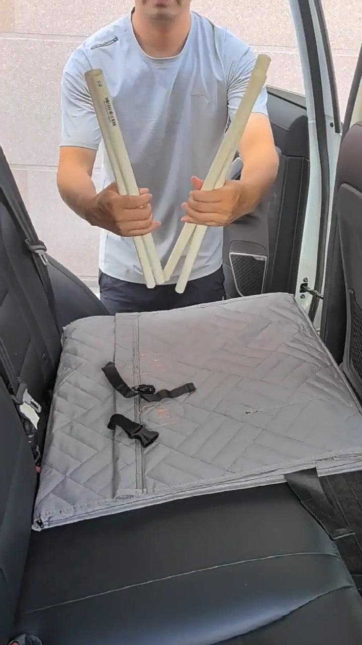 Hard Bottom Dog Cat Car Seat For Large&Medium Pet Booster Back Seat Extender
