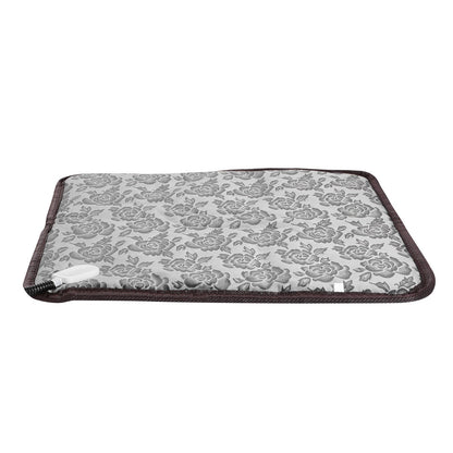 1Pc Pet Heating Pad Dog Cat Electric Heating Mat Waterproof Adjustable Warming Blanket With Chew Resistant Steel Cord Case
