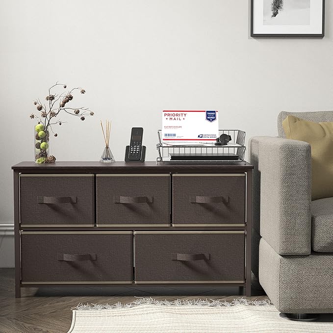 Simple Houseware Wide Dresser for Bedroom