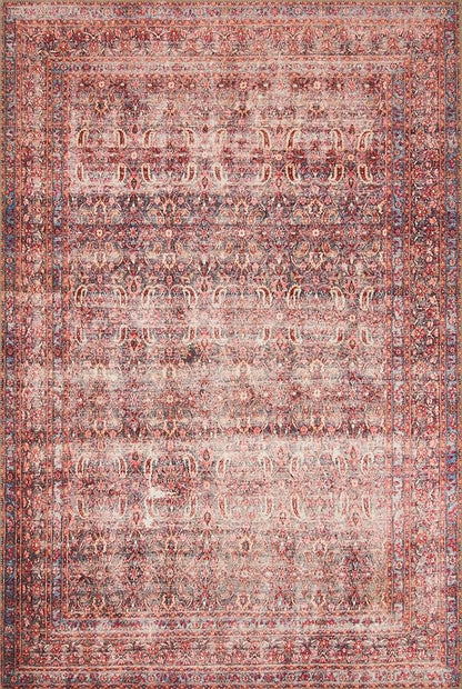Loloi Loren Collection LQ-05 Eggplant/Crimson 8'-4" x 11'-6" Area Rug