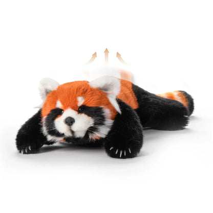 Breathing Red Panda Plush – Lifelike Calming Toy Gift