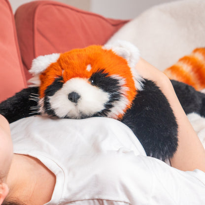 Breathing Red Panda Plush – Lifelike Calming Toy Gift