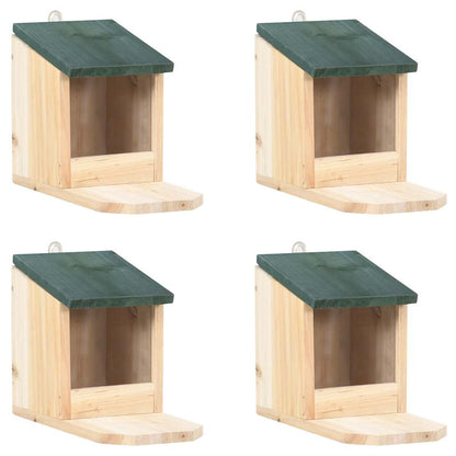 Squirrel Feeders, 4 pcs., Fir Wood