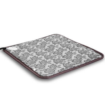 1Pc Pet Heating Pad Dog Cat Electric Heating Mat Waterproof Adjustable Warming Blanket With Chew Resistant Steel Cord Case