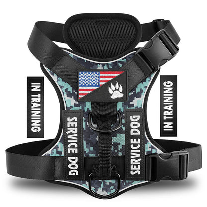 Reflective Breathable Solid Color Polyester Dog Strap