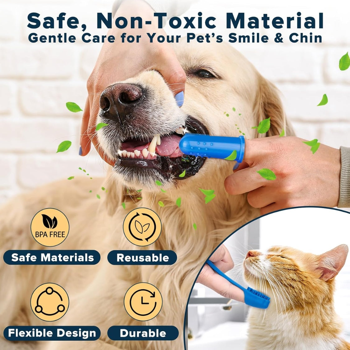 6PCS Grooming Bath Supplies For Dogs, Cats Dog Washing Gloves Dog Bath Brush Dog Shower Brush Pet Grooming Gloves Dog Grooming Kit Pet