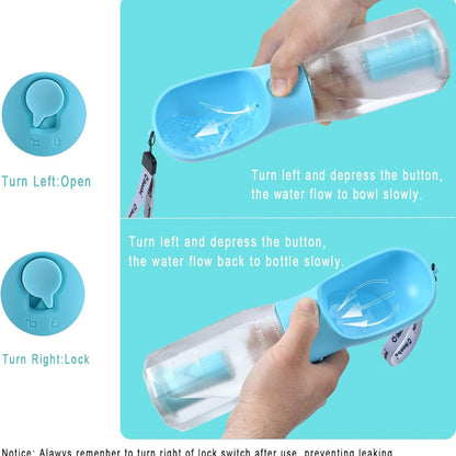 Soft Pet Bath Massage Brush For Dogs & Cats - Blue